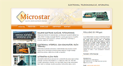 Desktop Screenshot of microstar-elektronika.hr