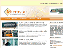 Tablet Screenshot of microstar-elektronika.hr